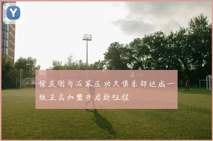 徐友刚与石家庄功夫俱乐部达成一致正式加盟开启新征程