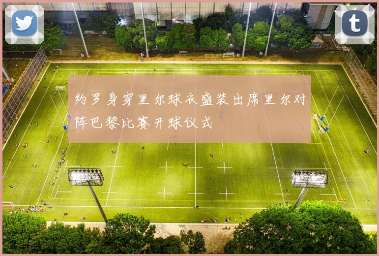 约罗身穿里尔球衣盛装出席里尔对阵巴黎比赛开球仪式